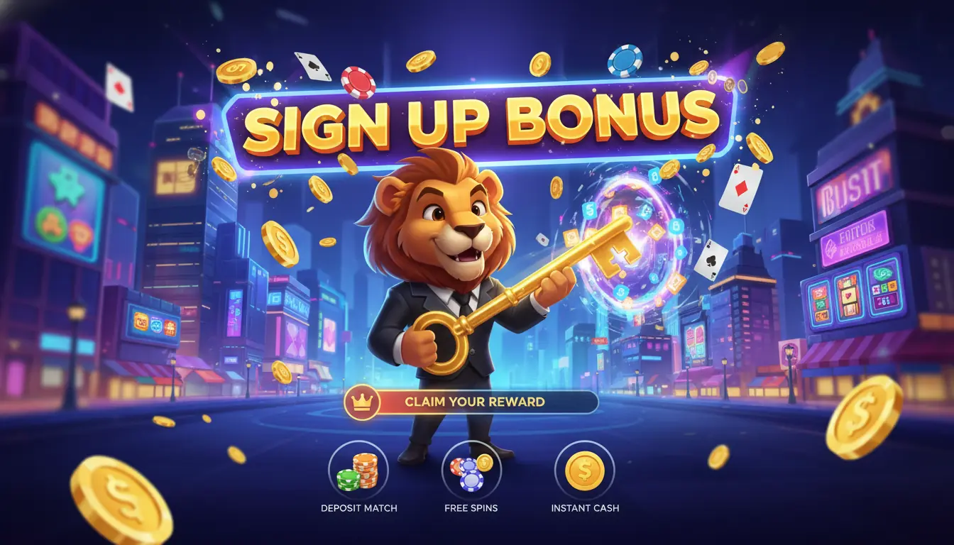 New Vegas sign up bonus